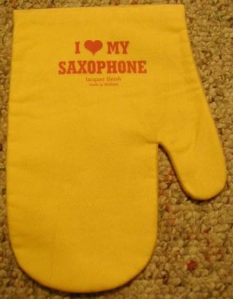 I love my saxaphone cloth
